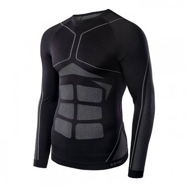 Комплект термобілизни чоловічий Hi-Tec Buraz SET XL/XXL Black/Grey, фото 3