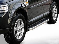 Бокові пороги BlackLine 2 шт  алюміній для Range Rover III L322 2002-2012рр