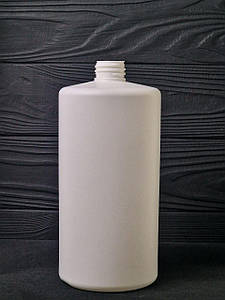 Пластиковий (HDPE) білий флакон 1000 мл стандарту 28/410
