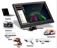 Автомобільний монітор TFT LCD HD цифровий екран 10.1*відеоспостереження, реєстратора, комп'ютер HDMI/VGA/AV/USB