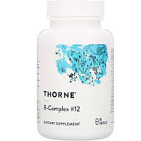 Комплекс витаминов группы В "B-Complex #12", Thorne Research, 60 капсул