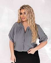 Блузка сірий