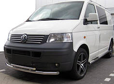 Нижня подвійна губа ST014 нерж 60 на 42мм для Volkswagen T5 Transporter 2003-2010 рр