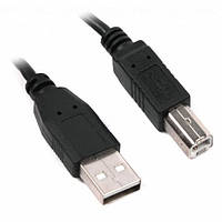 Кабель USB 2.0 Type A - Type B (AM-BM) 1.5м TRY Wire чорний