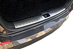 Накладка на задній поріг багажника OmsaLine нерж для Hyundai Tucson TL 2016-2021рр