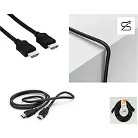 Відео-кабель HAMA 10m HDMI (тато) - HDMI (тато) Black 00205280