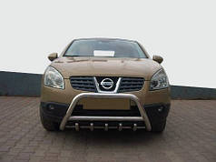 Кенгурятник WT003 нерж. 51 мм для Nissan Qashqai 2007-2010 рр