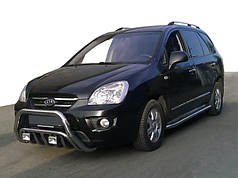 Кенгурятник WT002 нерж для Kia Carens 1999-2012 рр