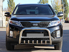 Кенгурятник WT021 нерж. для Kia Sorento XM 2009-2014рр