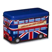 Печенье Chocolate Chip Cookies London Bus Money Box Tin 100g жб