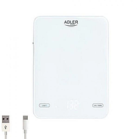 Кухонні ваги Adler AD 3177w 10 кг заряджаються через USB