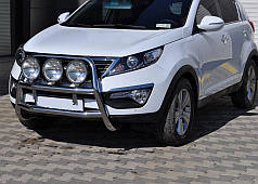 Кенгурятник WT018 нерж. для Kia Sportage 2010-2015 рр