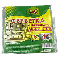 Серветки з мікрофібри універсальні 1шт TM Eco Plus 30*30см