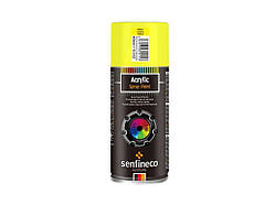 Акрилова фарба-спрей Acrylic Spray Paint 400мл жовта ТМ SENFINECO