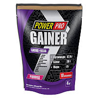 Гейнер "Gainer Amino + BCAA" Power Pro, ренклод, 4000 г