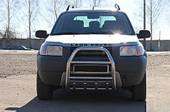 Кенгурятник QT007 нерж. для Land Rover Freelander I