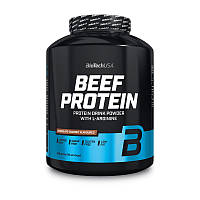 Безлактозный гидролизат говяжьего протеина "BEEF Protein" BioTech, клубника, 1800 г