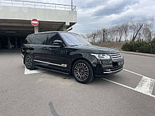 Бокові пороги Bosphorus Black 2 шт.  Алюміній для Range Rover IV L405 2014-2021 рр, фото 2