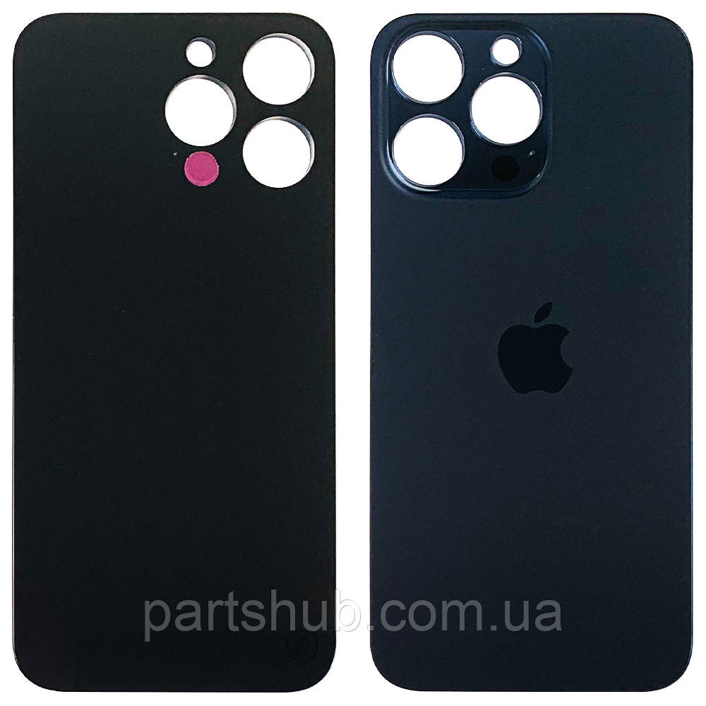 Задня кришка Apple iPhone 15 Pro Max (синя Blue Titanium з великим отвором), фото 1