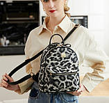 Якісний жіночий рюкзак міський Леопардовий, прогулянковий рюкзачок тигровий, фото 10