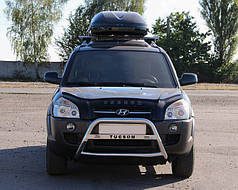 Кенгурятник WT025 нерж. для Hyundai Tucson JM 2004-2024 рр