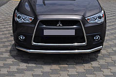 Передній захист ST008 нерж. для Mitsubishi ASX 2010-2023 рр