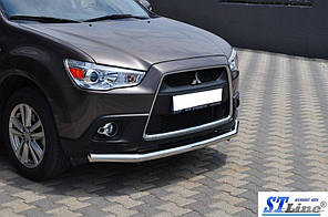 Передній захист ST008 нерж. для Mitsubishi ASX 2010-2023 рр, фото 2