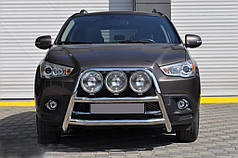 Кенгурятник WT018 нерж. для Mitsubishi ASX 2010-2023 рр