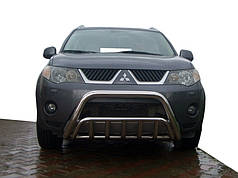 Кенгурятник WT002 нерж. для Mitsubishi Outlander 2006-2012рр