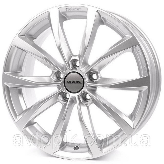 Литі диски Mak Wolf R17 W7 PCD5x114.3 ET51 DIA67.1 (silver)