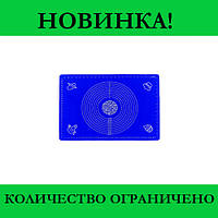 Кондитерский коврик силиконовый для теста 50 на 40 см Silicon Mate Testa! Скидочка