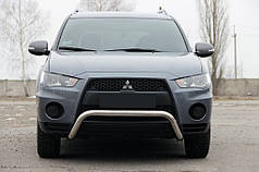 Кенгурятник WT007 нерж. для Mitsubishi Outlander 2006-2012рр