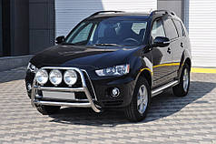 Кенгурятник WT018 нерж. для Mitsubishi Outlander 2006-2012рр