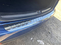 Накладка на задній бампер Carmos нерж для Volkswagen Touran 2003-2010 рр