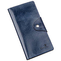 Бумажник унисекс из кожи алькор SHVIGEL 16170 Синий