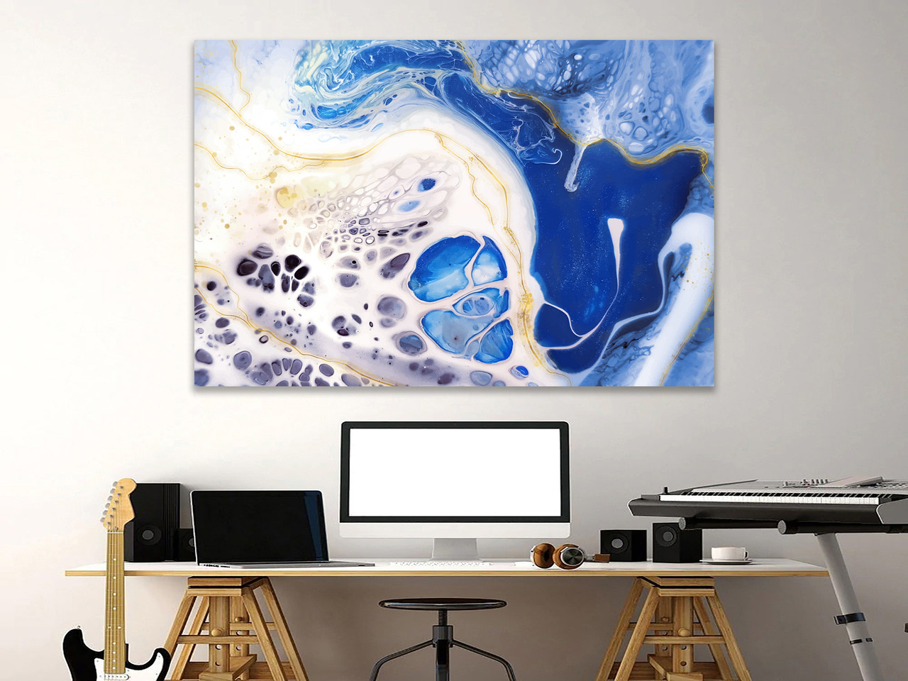 Картина для декорування будинку "Абстракція", декор для спальні, залу, фото 1