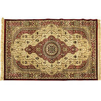 Ковер комнатный Mutas carpet Mone Classic 150х230 см с узором красным бежевый (44102.017)