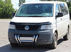 Кенгурятник ST006-03  Решітки радіатора нерж для Volkswagen T5 Transporter 2003-2010 рр