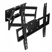 Кронштейн для телевізора на стіну похило-поворотний діагональ телевізора 40"-80"