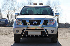 Кенгурятник WT003 нерж для Nissan Navara 2006-2015 рр