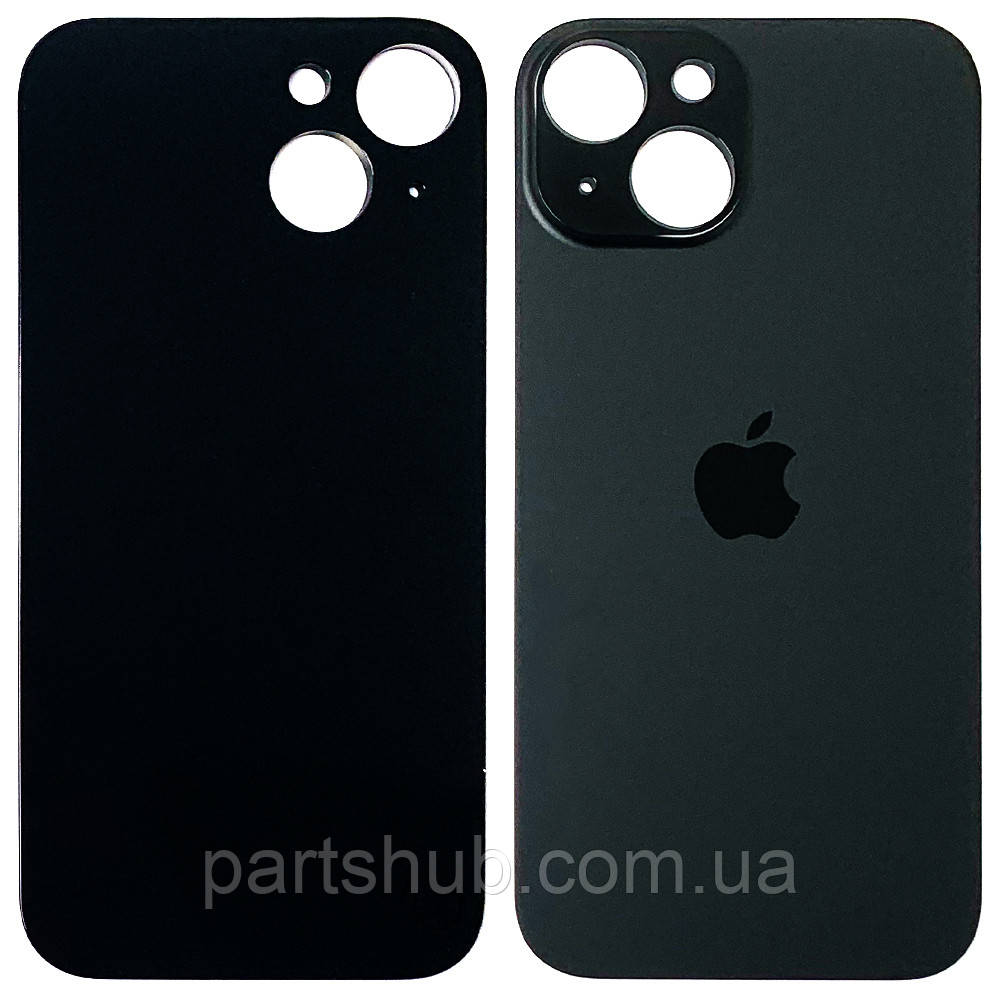 Задня кришка Apple iPhone 15 (чорна оригінал Китай з великим отвором), фото 1