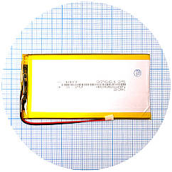 Батарея (акумулятор) універсальний 3766125 127 х 65 х 3 мм, 4000 mAh 3.7 V