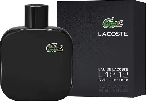 Мужская туалетная вода Lacoste Eau De Lacoste L.12.12 Noir intense (Лакост Эу де Лакост Л.12.12 Нуар) 100 мл - фото 1 - id-p2105778934
