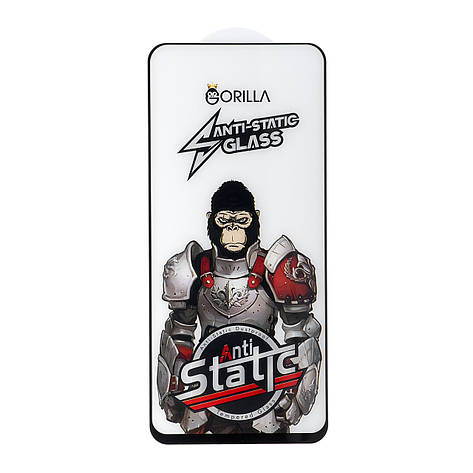 Захисне скло Gorilla King Antistatic Glass Honor X8/X8A/X40i/Play 6T Pro/Nova Y90/90 Lite Black, фото 1