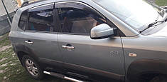 Накладки на ручки 4 шт  нерж для Hyundai Tucson JM 2004-2024 рр