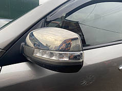 Накладки на дзеркала 2 шт Полірована нержавіюча сталь для Kia Sorento XM 2009-2014рр