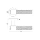 Ручки дверні MVM A-2023 чорна, фото 7