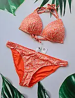 Купальник женский Primark оранжевый принт ромашки размер XL
