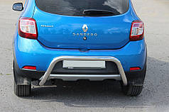 Задня дуга AK007 нерж для Renault Sandero 2013-2024 рр