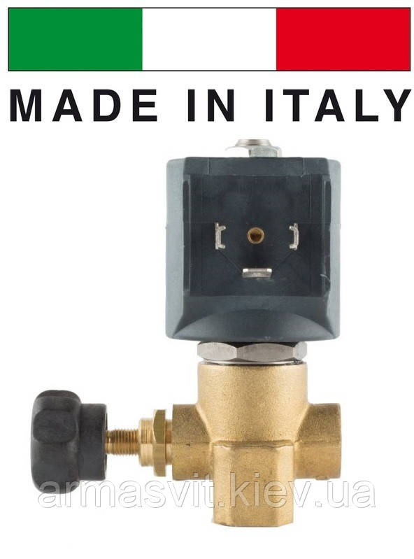 Електромагнітний клапан для пари 1/4 CEME (Італія) 9922, НЗ, 180 C, 220 В нормально закритий кутовий